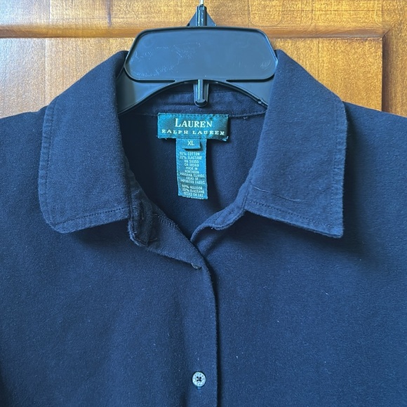 Lauren Ralph Lauren Sleeveless Button Down Crop Top - Picture 3 of 8